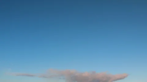 Clouds moving slowly in the sky time lapse Stock Footage 124093391