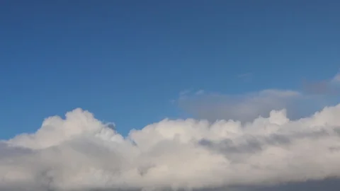 Clouds moving slowly in the sky time lapse Stock Footage 124094140