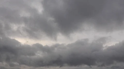 Clouds moving slowly in the sky time lapse Stock Footage 124794837