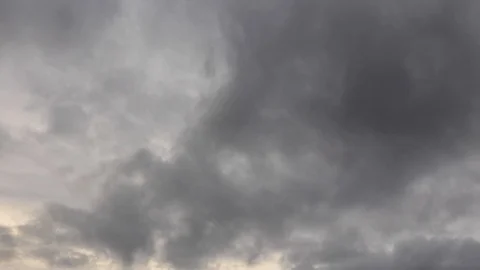 Clouds moving slowly in the sky time lapse Stock Footage 124795252