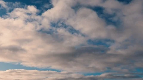 Clouds moving slowly in the sky time lapse Stock Footage 125126459
