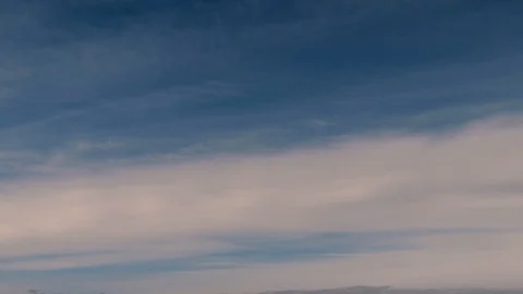 Clouds moving slowly in the sky, time lapse movie Stock Footage 126921188