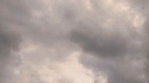 Clouds moving slowly in the sky, time lapse movie Stock Footage 126936398