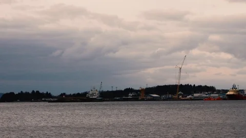 Clouds moving slowly in the sky, time lapse movie Stockbeeldmateriaal 126939900
