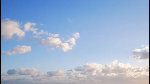 Clouds moving at sunset time-lapse 4k Stock Footage 108095089