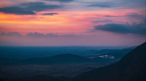 Clouds with multiple colors - Time lapse 動画素材 118580855