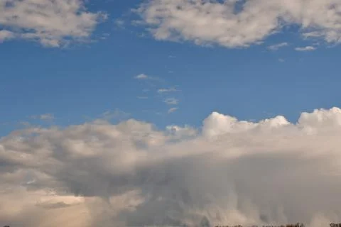 Clouds near Thunder Storm Rain cloud comming in Stock Photos