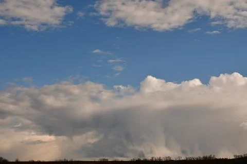 Clouds near Thunder Storm Rain cloud comming in Stock Photos