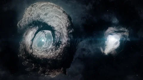 Clouds &amp; nebula, heaven background, dreaming universe, Stock Footage 220232410