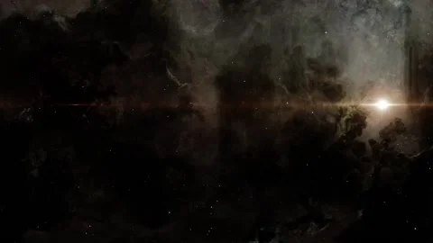 Clouds &amp; nebula, heaven background, dreaming universe, Vídeo Stock 220233287