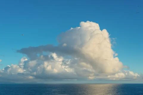 Clouds in the ocean Foto stock