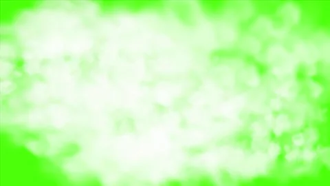 Clouds or smoke with green screen Stock Footage 255685670