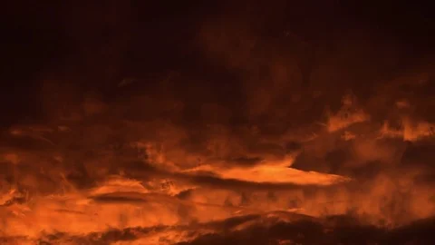 Clouds orange timelapse clouds Stock Footage 84190971