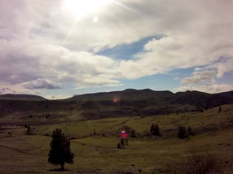 Clouds in Oregon timelapse Stock Footage 105325315