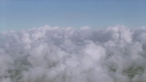 Clouds out of an Airplane Stock Footage 73232646