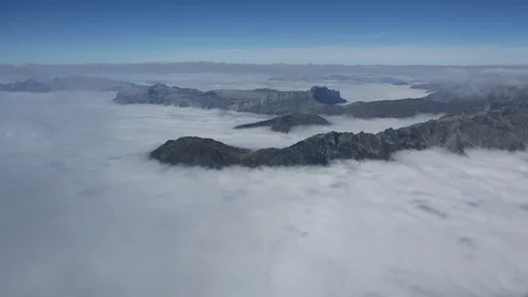 Clouds over the Alps timelapse Stock-Footage 87327693