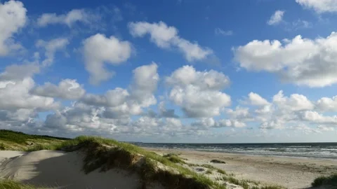 Clouds over the Baltic sea . Stock-Footage 135048895