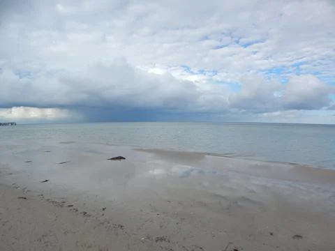 Clouds over the Baltic Sea Foto stock