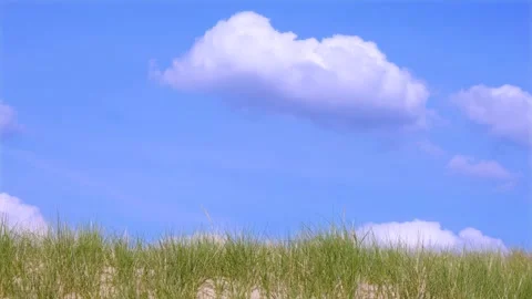 Clouds over beach sand dunes 動画素材 277422889