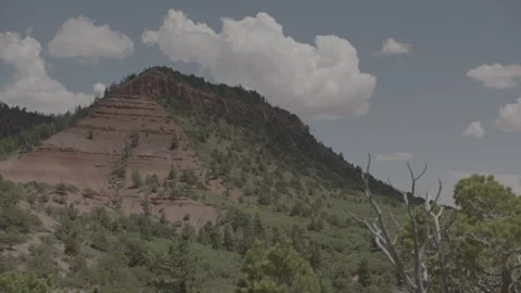 Clouds over Bears Ear national monument Video stock 164787244