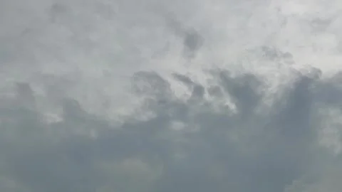 Clouds Over Blue Sky. 4K Timelapse. Stock Footage 242640409