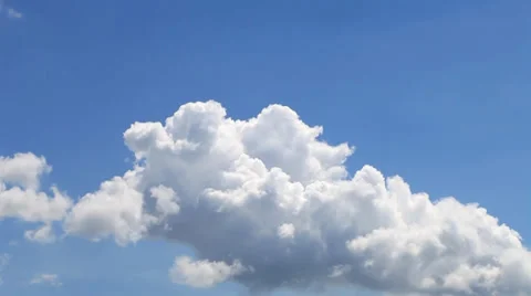 Clouds over blue sky Stock Footage 38939130