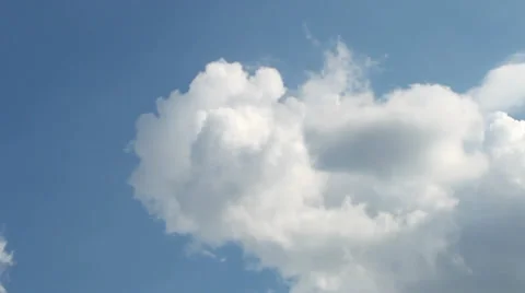 Clouds over blue sky Stock Footage 38943134