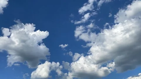 Clouds over blue sky Stock Footage 195660160