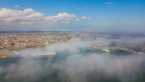 Clouds over Brooklyn Stock Photos