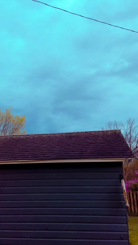 Clouds over building Stock Footage 279520901