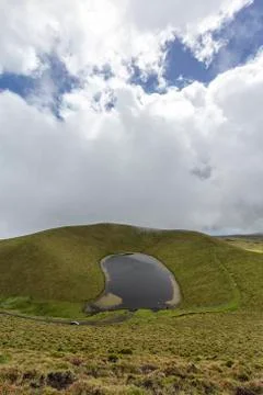 Clouds over a Caldera Stock Photos