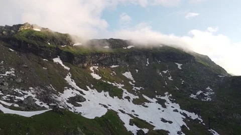 Clouds over Carpathian Mountains Stock Footage 156860358