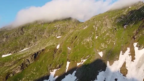 Clouds over Carpathian Mountains Video stock 156860380