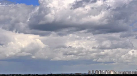 Clouds Over the City Stock Footage 39515073