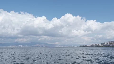  Clouds Over The City Stock Footage 117484579