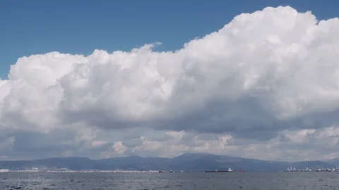  Clouds Over The City Stock Footage 117485668