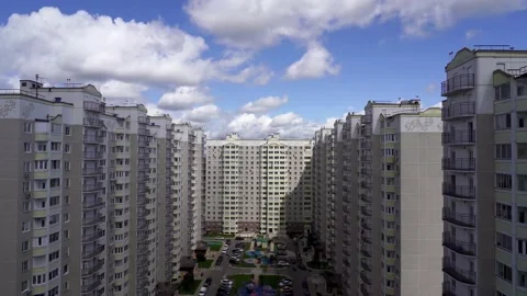 Clouds over city. Stock-Footage 134724098