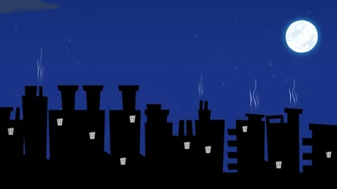 Clouds over city at night 스톡 동영상 251161903