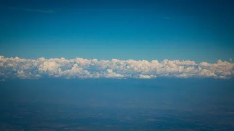 Clouds over the city Stock Photos