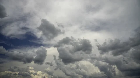 Clouds over clouds timelapse. Stock Footage 157888298
