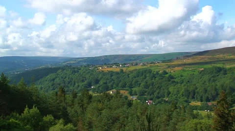 Clouds Over Countryside Stock Footage 26022206