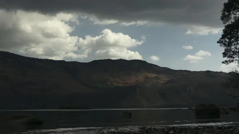 Clouds over Derwentwater Stock-Footage 205143285