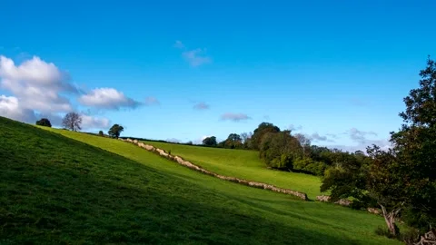 Clouds over the Devon fields. Stock-Footage 141486804