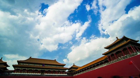 CLOUDS OVER FORBIDDEN CITY 스톡 동영상 39496134
