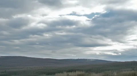 Clouds over Forest Hill Video stock 6562419