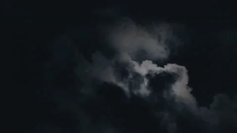 Clouds over full moon Stock Footage 143932882