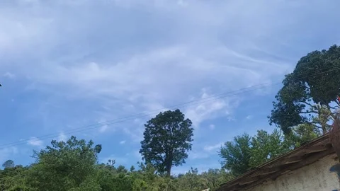 Clouds over hill Video stock 280027324