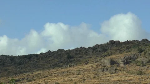Clouds Over A Hill Time Lapse Stock Footage 127975191