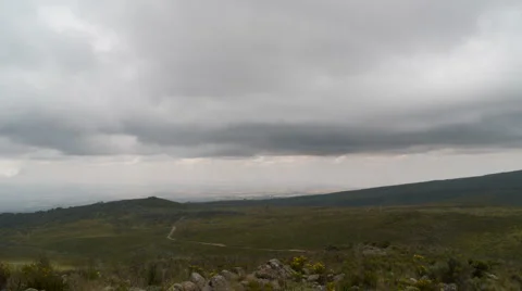 Clouds over hill timelapse 4K 3 스톡 동영상 958746
