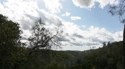 Clouds over hills 動画素材 3879771